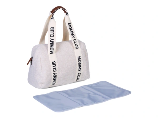 Prebaľovacia taška Mommy Club Signature Teddy Off White 1