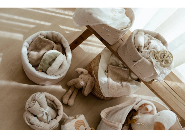 Košík pletený veľký Pure Soft Beige 3