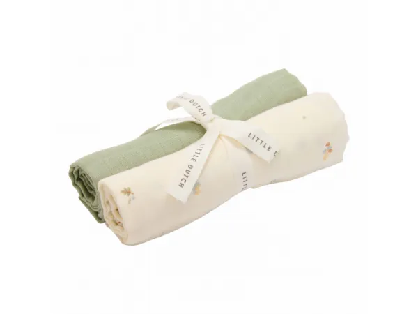 Plienky 70x70cm Forest Treasures & Sage 2 ks