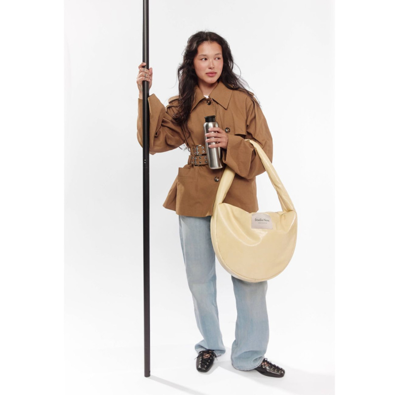 STUDIO NOOS - Leather Cross Body Bag | Butter Yellow 6