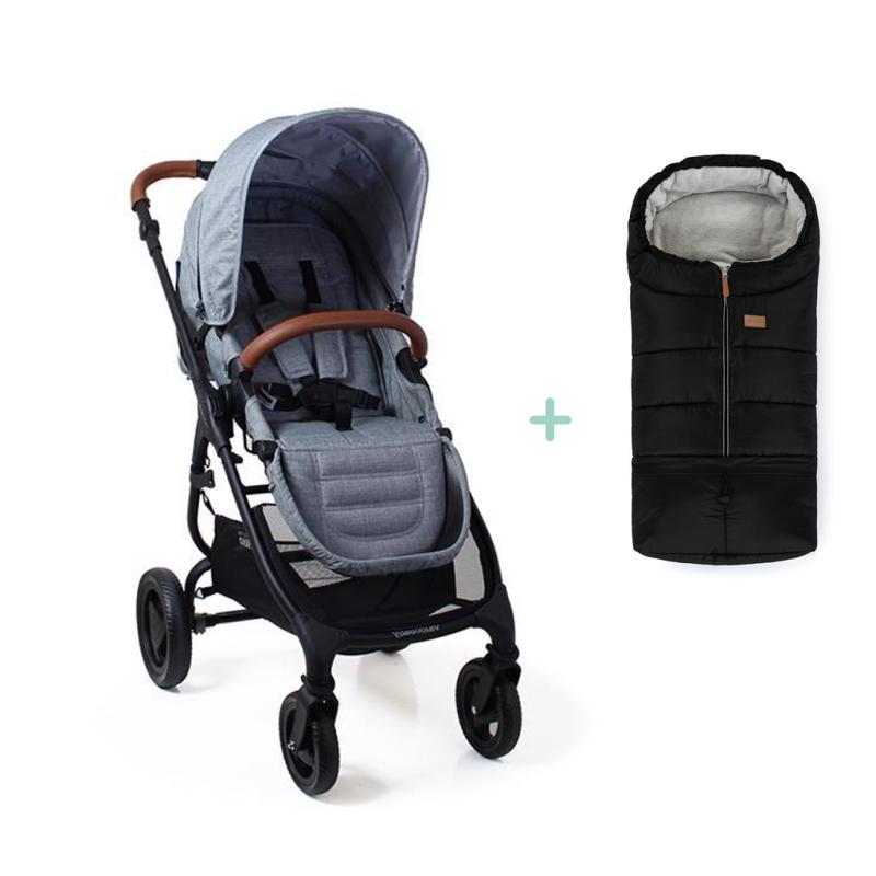 VALCO BABY Kočík športový Trend 4 Ultra Grey Marle + PETITE&MARS fusak Jibot ZADARMO