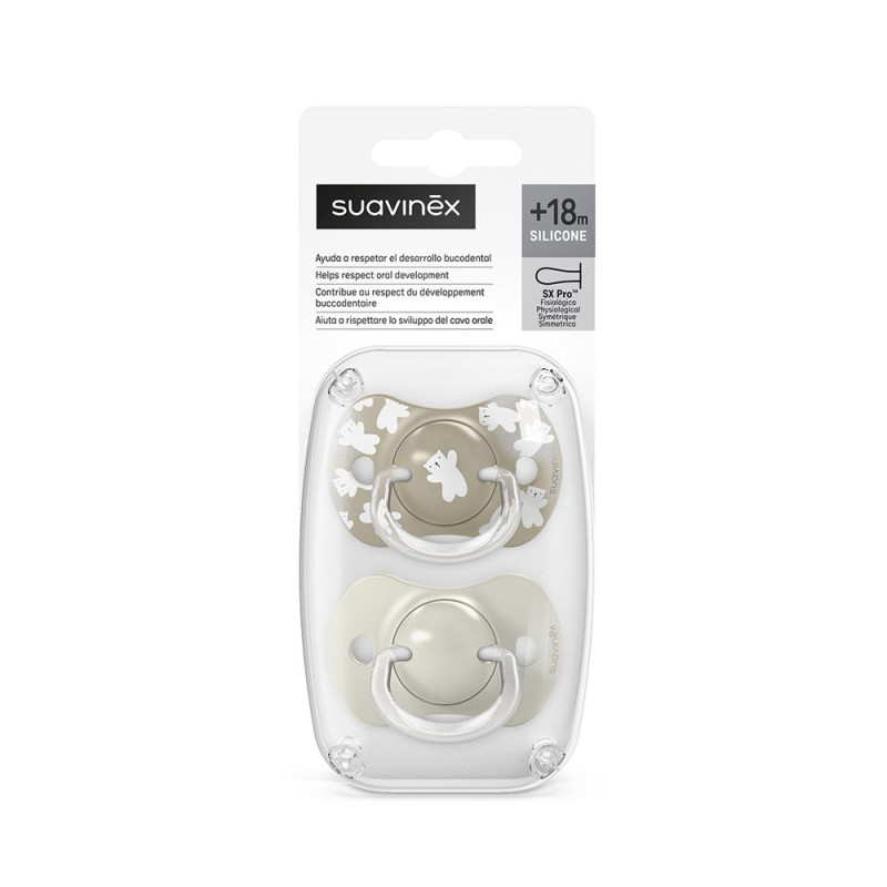 SUAVINEX | Cumlík SX PRO fyziologický WILD & FREE +18m 2 ks - hnedý 5