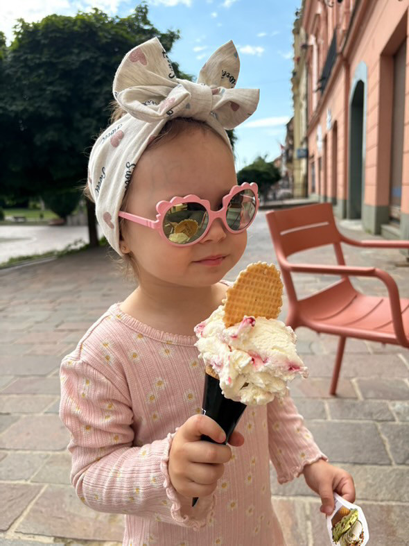 Čelenka pre dievčatá mašlička bavlna - SWEET LOVE