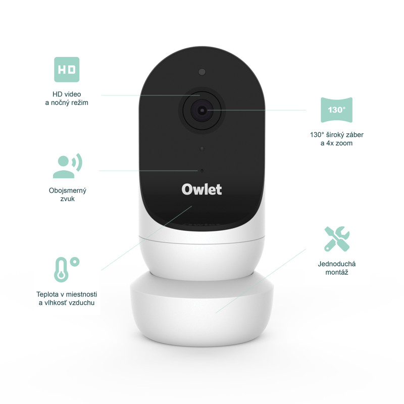 OWLET CAM 2 Video Pestúnka - BEDTIME BLUE 1