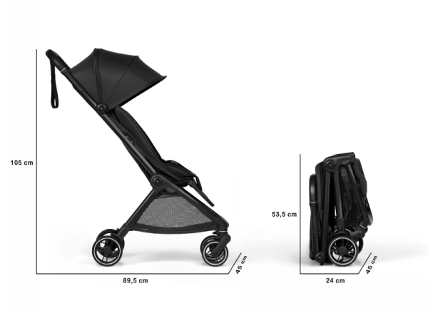 Connect Mini 2x kočík s madlom Italian Plum 10