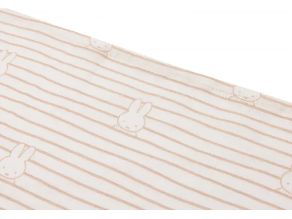 Plienky 3 ks 70x70 cm Miffy Stripe Biscuit