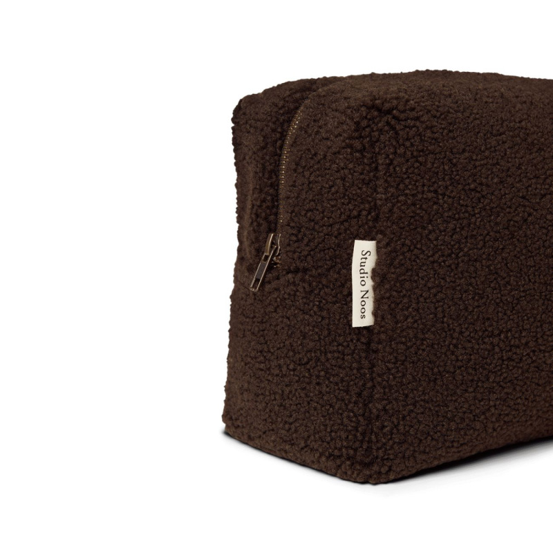 STUDIO NOOS - Teddy Toiletry - toaletná taštička | Chocolate 4