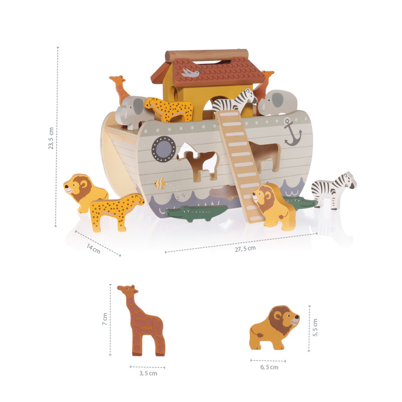 Dřevěná vkládačka archa, Wood 3