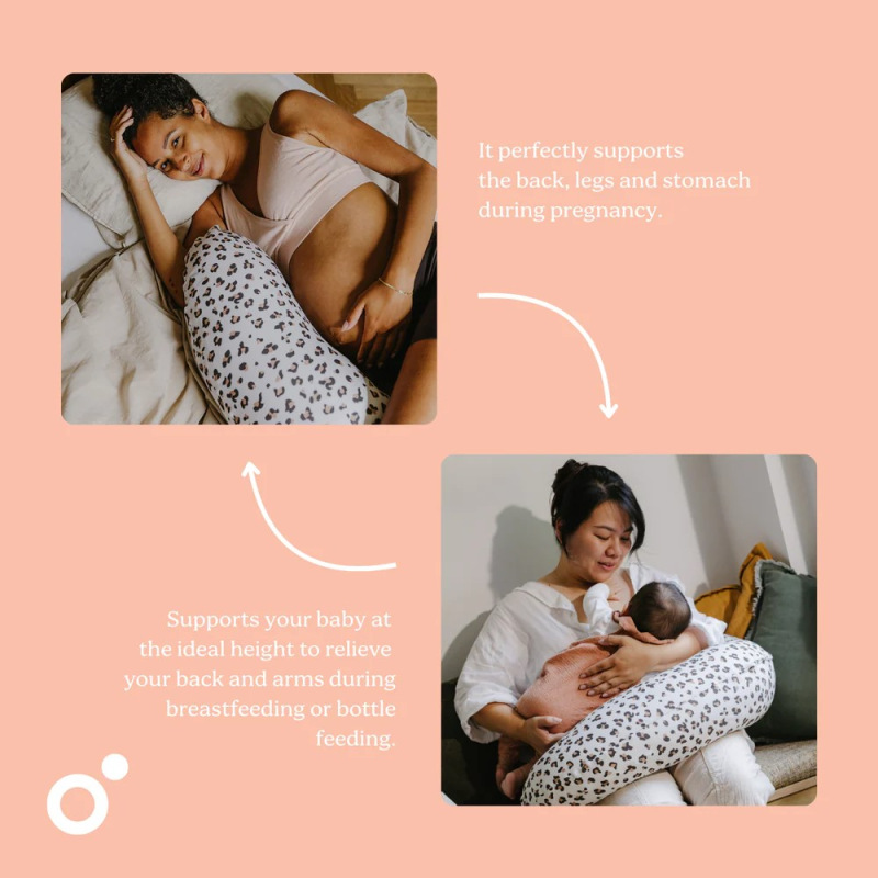 Buddy multifunkčný dojčiaci vankúš, LEOPARD CREAM 3