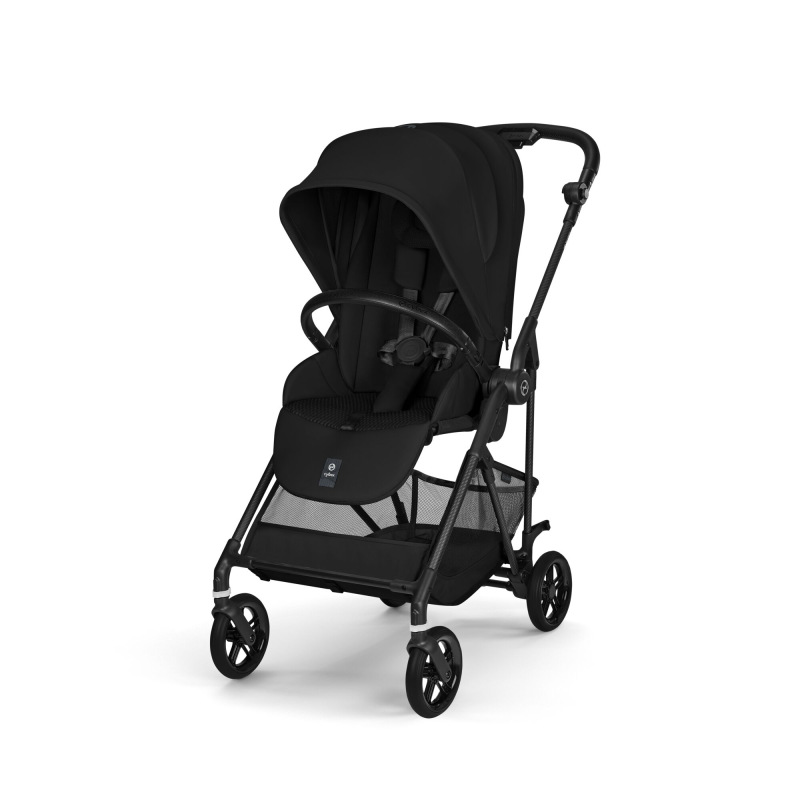 Cybex Melio Carbon 2026 - MAGIC BLACK, ľahká bugina