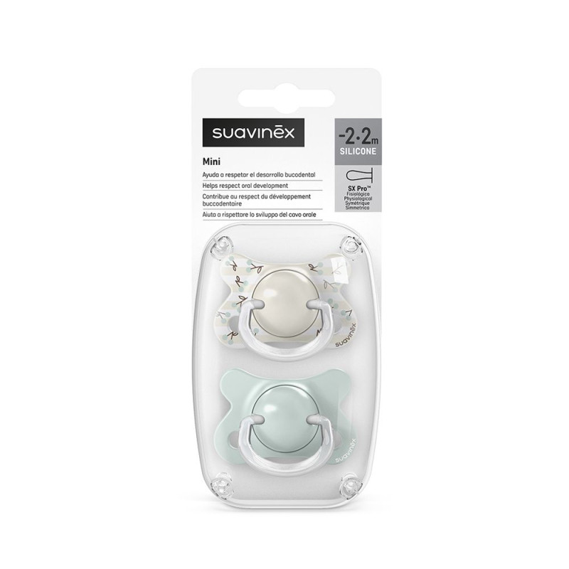 SUAVINEX | Cumlík SX PRO fyziologický BIRDIES -2/2 m - zelený 5