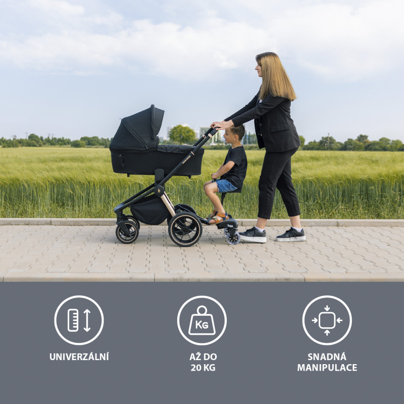 Sedátko ku skejtíku Segboard 2, Black 1