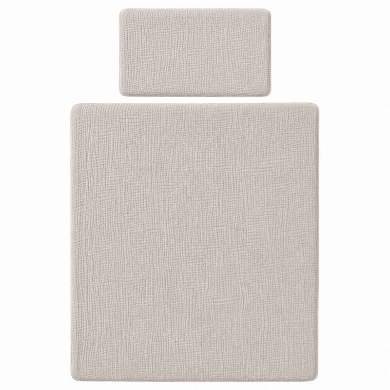 Mušelínové posteľné obliečky - SILVER BEIGE