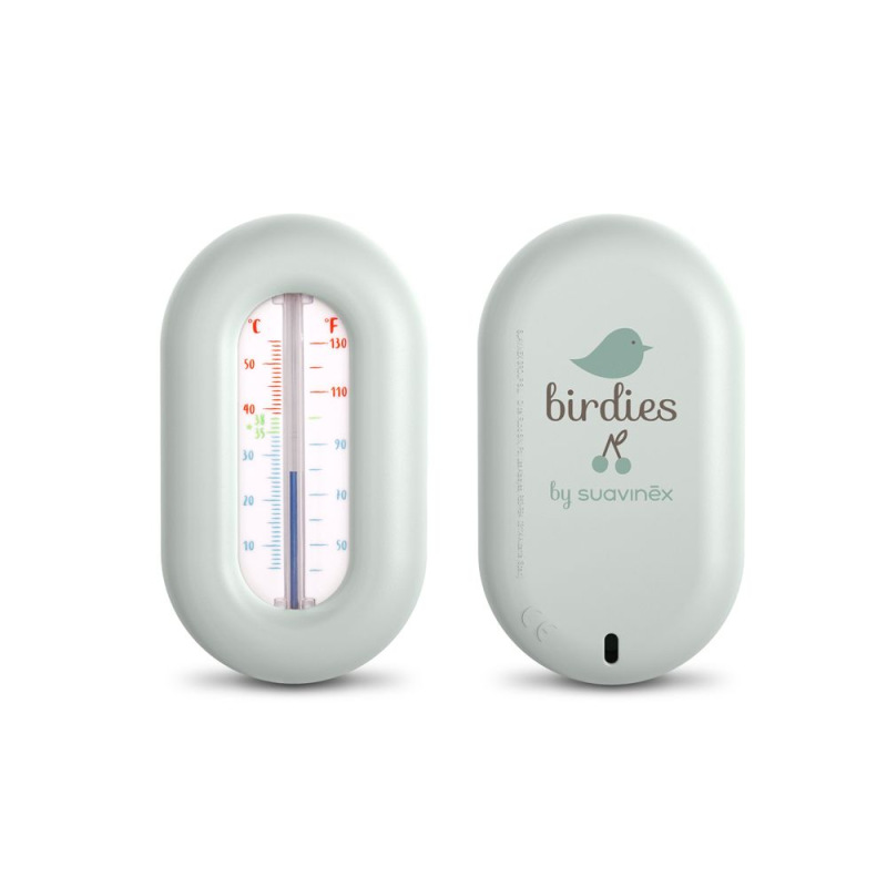 SUAVINEX | Teplomer do vane BIRDIES - zelený