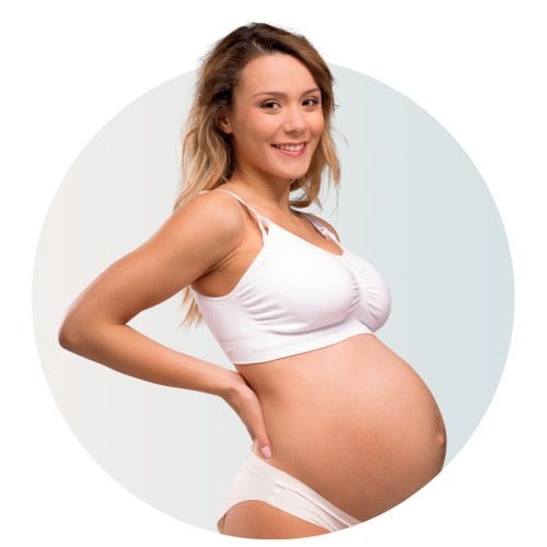 CARRIWELL Push Up materská podprsenka na dojčenie White 3