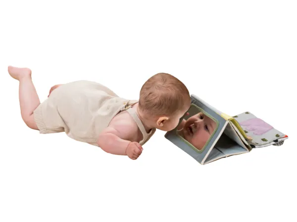Knižka pre hru na brušku Sensory Book 6