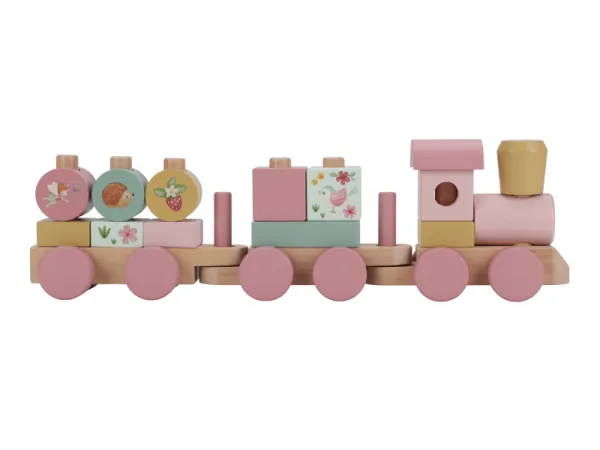 Detský drevený Vláčik Little Dutch Fairy Garden 2