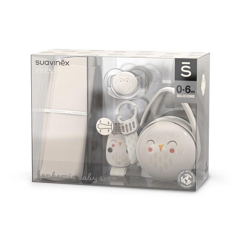 SUAVINEX | Darčekový baby set BONHOMIA - biely 1