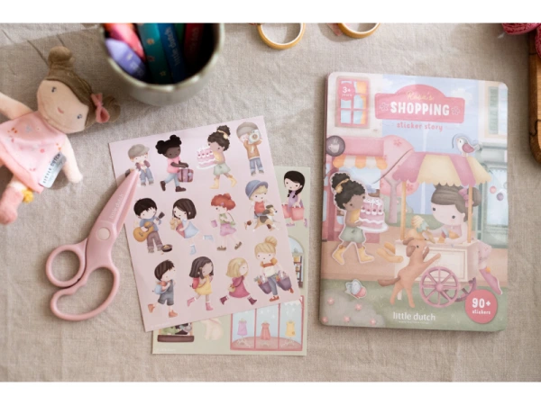 Knižka so samolepkami Nakupovanie Rosa 11