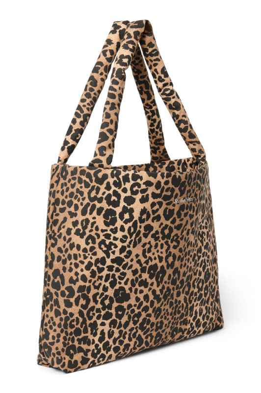 STUDIO NOOS - Cotton MOM BAG - prebaľovacia taška | Brownl Leopard 2