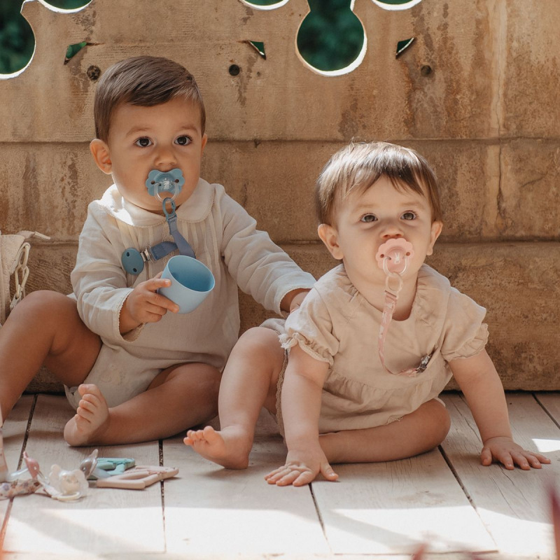 SUAVINEX | Cumlík SX PRO fyziologický WONDERLAND NEW 6/18m - svetloružový králik 2