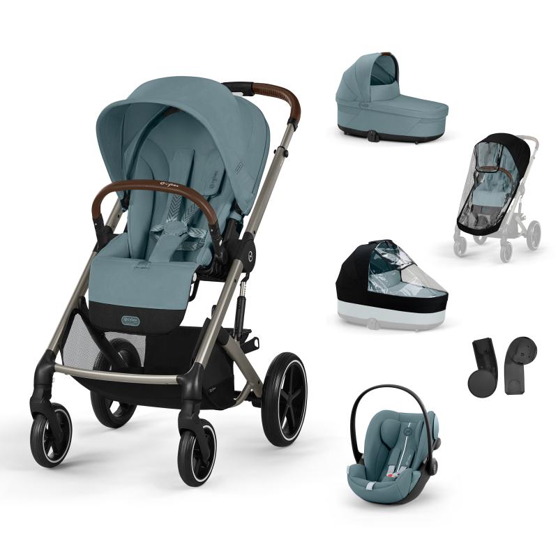 CYBEX BALIOS S Lux 2024 SET L / STORMY BLUE + CLOUD G plus