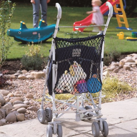 Sieťová taška na kočík, Black 1