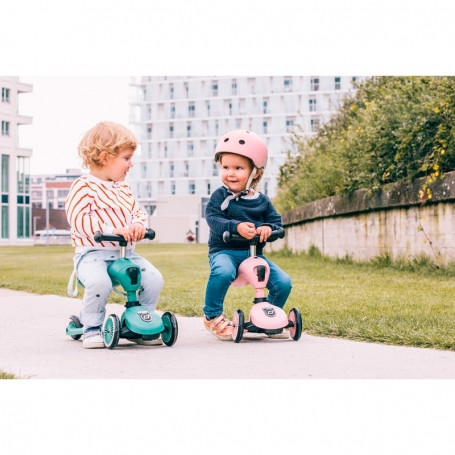 Scoot & Ride Odrážadlo kolobežka 2v1 Highwaykick 1 forest 3