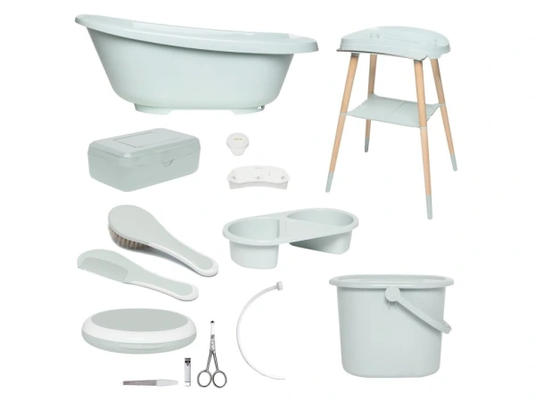 Bébé-Jou Digitálna sada na kúpanie Sense 8-dielna Sky Green