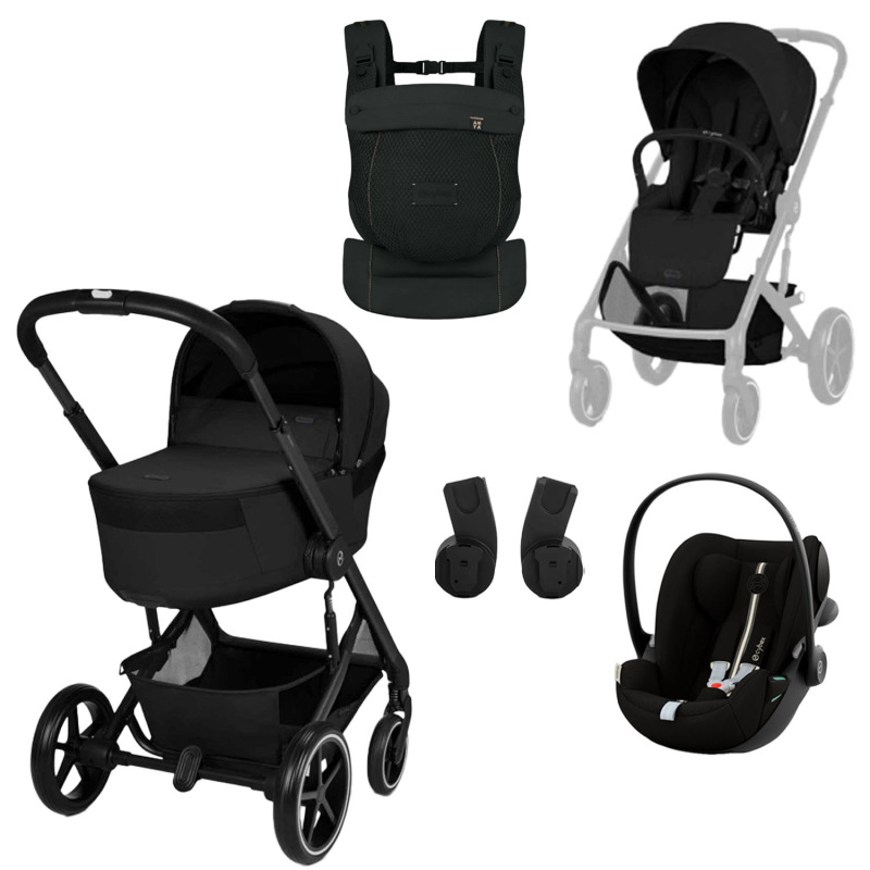 CYBEX Balios S Lux 2026 Set S Fold Cot + nosič AMYA – Black