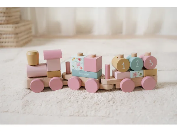 Detský drevený Vláčik Little Dutch Fairy Garden 4