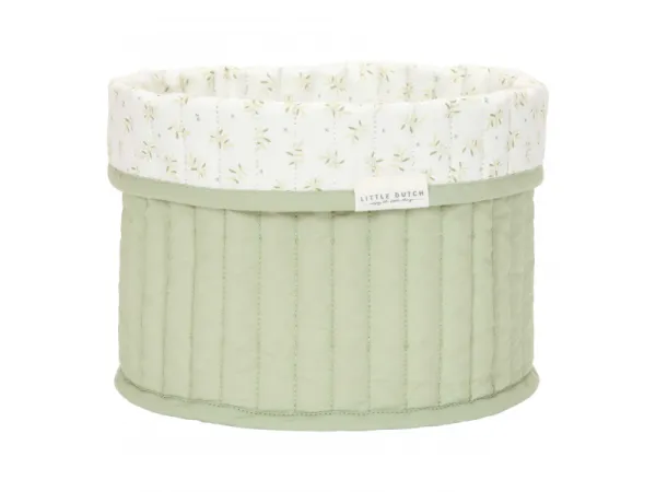 Košík textilný obojstranný malý Blueberry Leaves 1