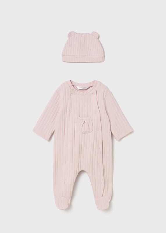Mayoral Set Overal a Čiapky Baby Rose