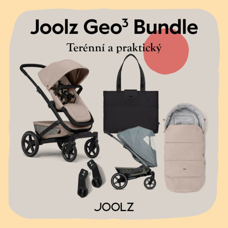 JOOLZ | Geo3 kompletný set | Sandy Taupe, Black + Darčeky
