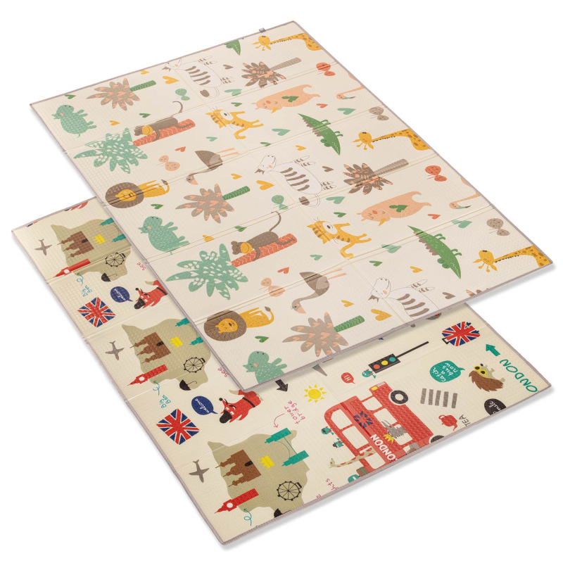 Multifunkční pěnová skládací podložka oboustranná 200x150, Savana 4