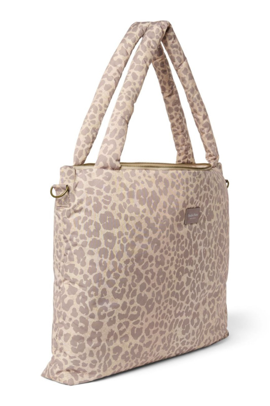 STUDIO NOOS - Puffy DIAPER BAG - prebaľovacia taška | Cream Leopard 1