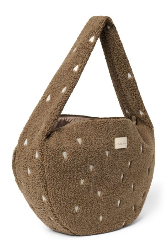 STUDIO NOOS - Teddy Cross Body Bag | Brown Hearts 2