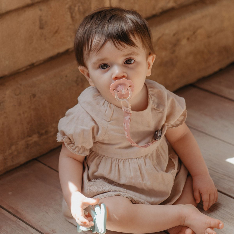 SUAVINEX | Cumlík SX PRO fyziologický WONDERLAND NEW 6/18m - svetloružový králik 1