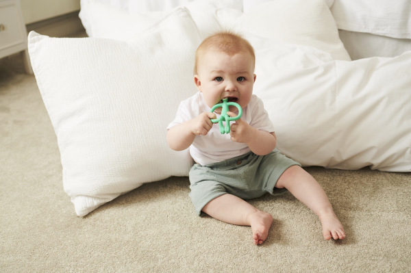 MATCHSTICK MONKEY Hryzátko a zubná kefka, GREEN 4