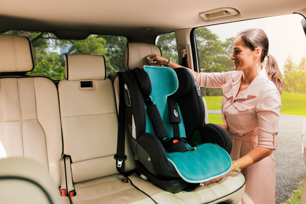 Priedušná podložka do autosedačky Breeze sk. 1, Ice Grey 10