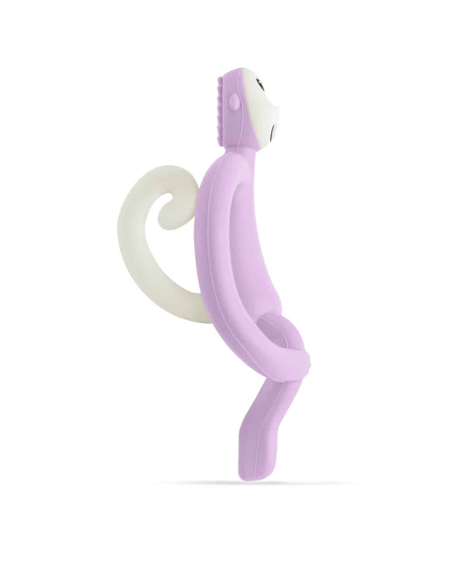 MATCHSTICK MONKEY Hryzátko a zubná kefka, Lilac 2