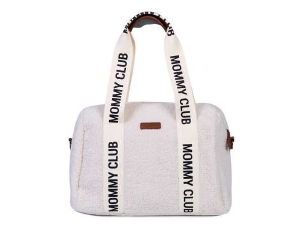Prebaľovacia taška Mommy Club Signature Teddy Off White