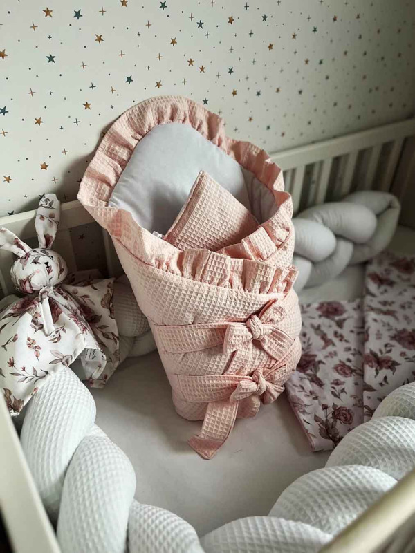 Zavinovačka pre bábätká Wafle - RUŽOVÁ 3