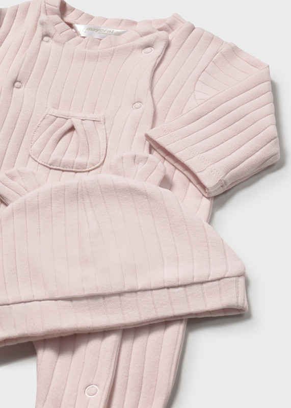 Mayoral Set Overal a Čiapky Baby Rose 1