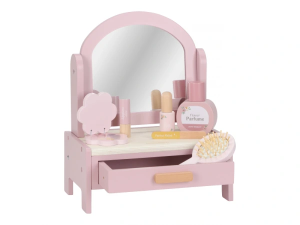 Toaletný stolík drevený Pink 1
