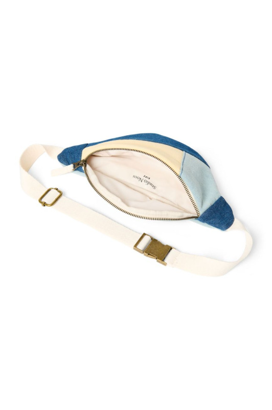 STUDIO NOOS - Patchwork Mini FANNY pack kabelka | Denim 2