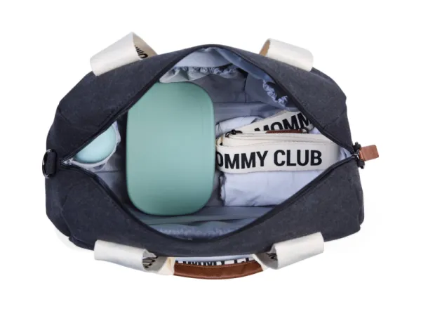 Prebaľovacia taška Mommy Club Signature Canvas Black 6