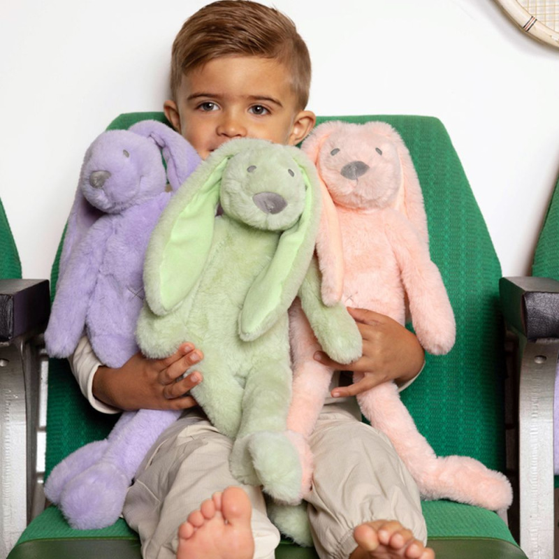 Happy Horse | Králiček Richie BIG recyklovaný - fialový veľkosť: 58 cm 2