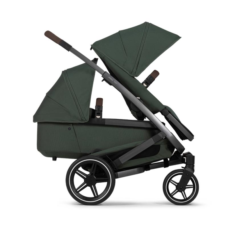 Joolz Geo3 duo komplet | Urban green l madlo Mid brown carbon