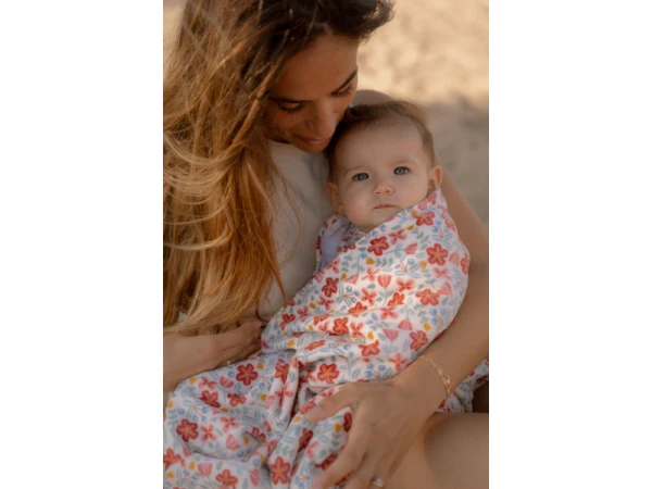 Plážová osuška 120x60 cm Sunny Flowers 2